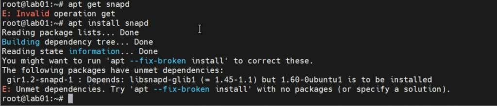 apt install snapd