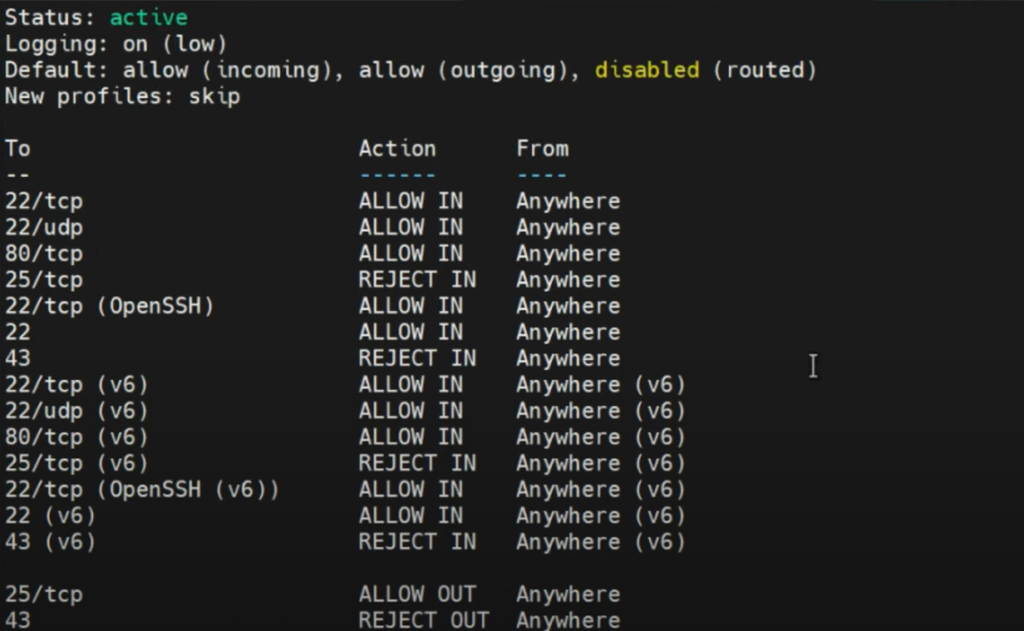 how to configure firewall in linux systems using ufw