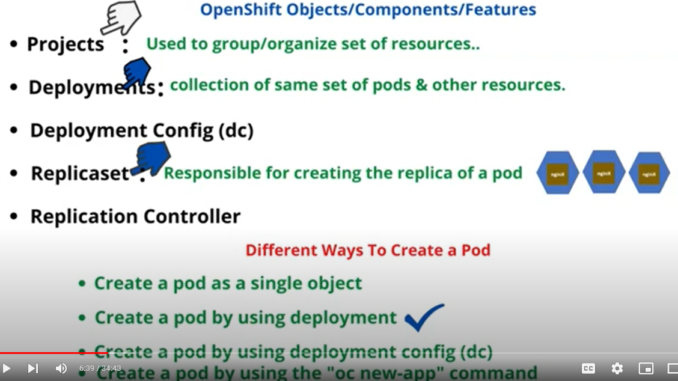 Openshift multi tier application